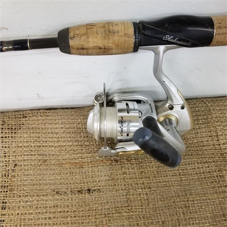 Shakespeare Tempest Reel and Shakespeare Graphite Fishing Rod, 6-12 lb.