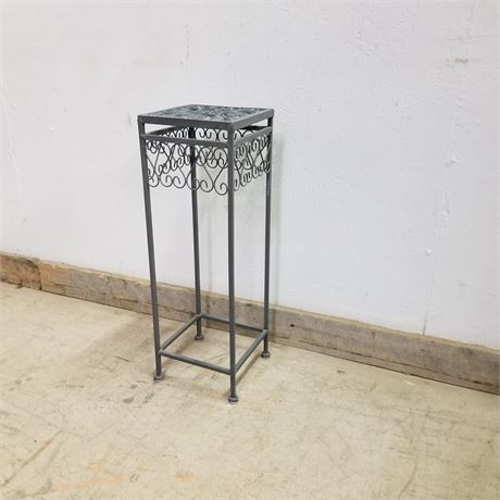 Metal Accent Table - 8x8x24
