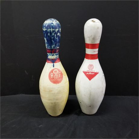 Pair of Collectible Bowling Pins