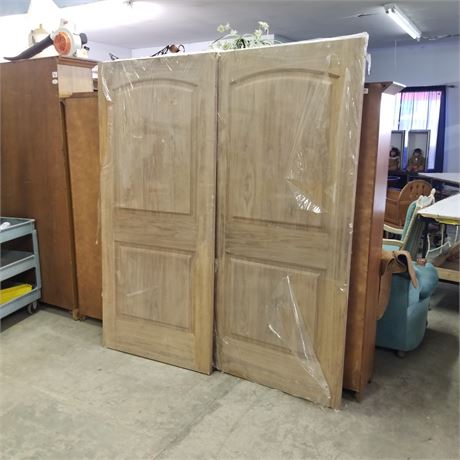 2 Brand New Solid Core Interior Doors - 36x80