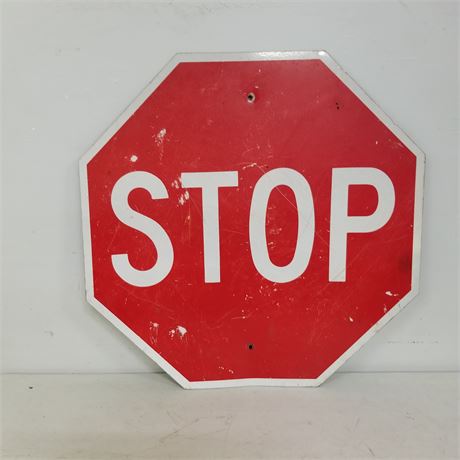 Full Sized Aluminum Stop Sign - 24x24