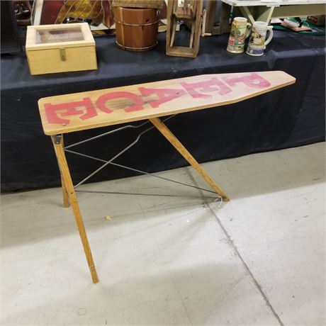 Vintage Hand Painted "Peace" Ironing Board