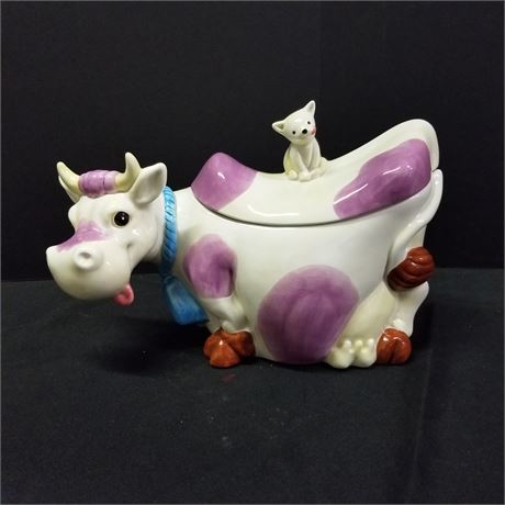 Collectible Dept.56 Cow Cookie Jar