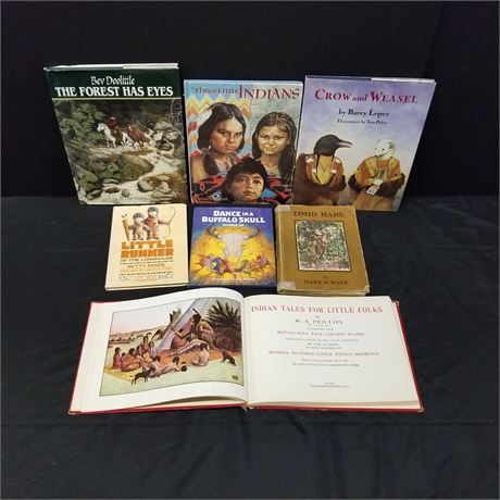 Assorted Native American Themed Story Books