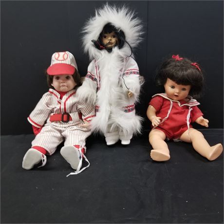 Collectible Doll Trio