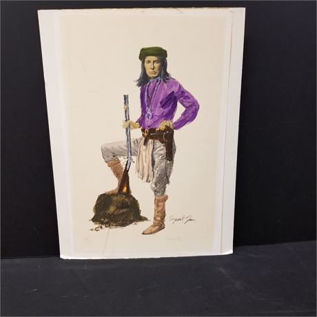Signed and Numbered (34/75) Ken Ottinger Print, Sergeant Jim - 15x20