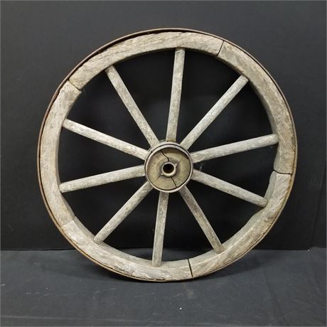 Small Vintage Cart/Wagon Wheel - 20"