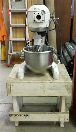 Hobart Commercial Mixer w/ Stand. Works Great. Rebuilt Motor.