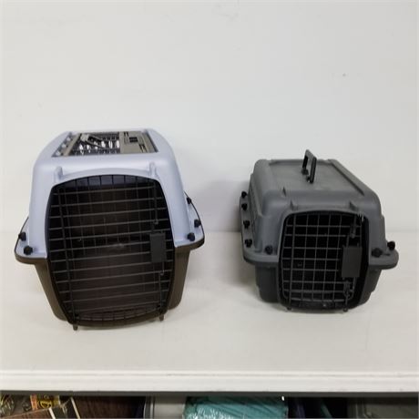 Small (23x17x14) and Even Smaller (20x13x11) Pet Carriers