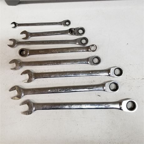 MATCO Metric Ratchet Wrenches 8pc (7 Ratchet)