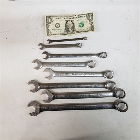 MATCO SAE Wrenchs 8pc