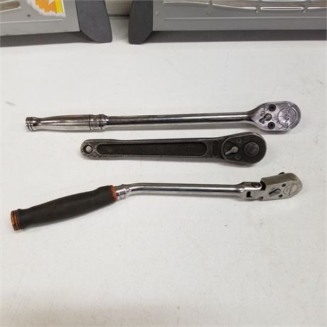 Snap-On 1/2" & 3/8" Socket Drive Trio (1 Flex)