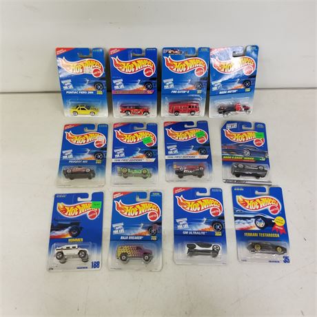 Collectible Hot Wheels 12pc