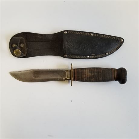 Marble Hunting Knife with Sheath