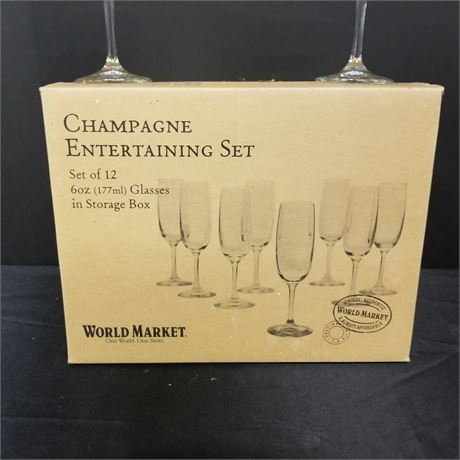 6oz Champagne Glass Set  #2