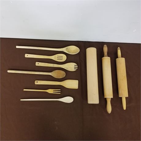 Wood Spoons & Rolling Pins