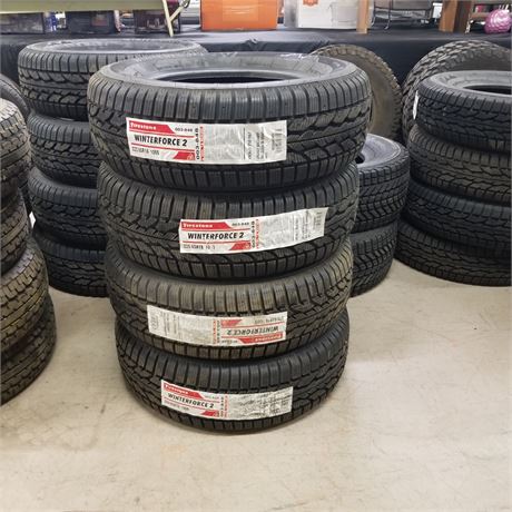 4 New Firestone WinterForce2  225/65 R15 Tires
