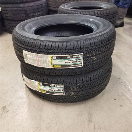 2 New Bridgestone Dueler 225/65 R16 Tires