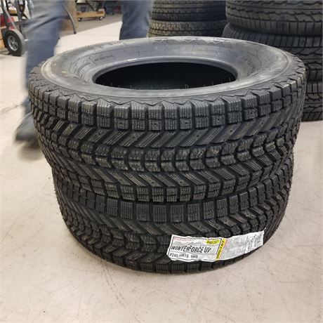 2 New Firestone WinterForce UV  P245/70 R16 Tires