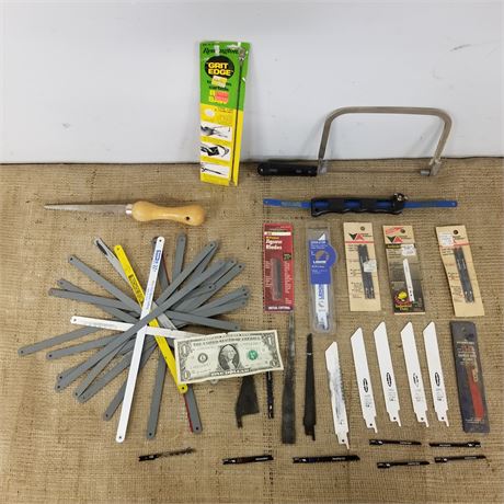 Assorted Metal Saw Blades