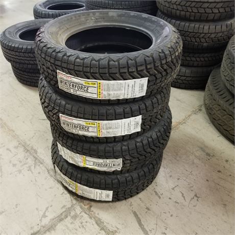 4 New Firestone WinterForce 205/60 R15 Tires