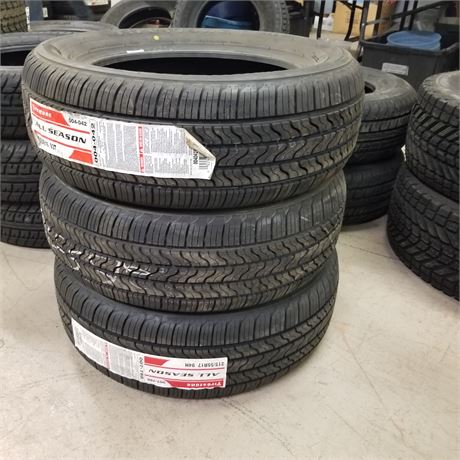 3 New  Firestone All Season 215/55 R17