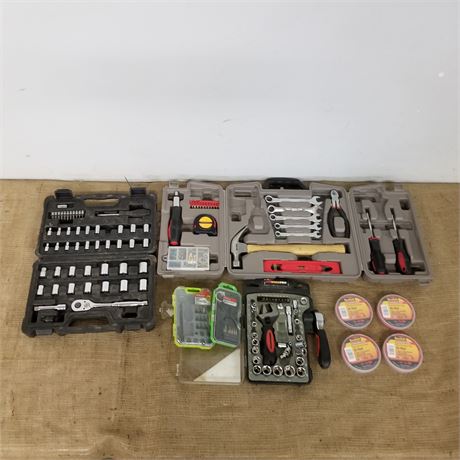 Assorted Partial Tool Kits & Tape