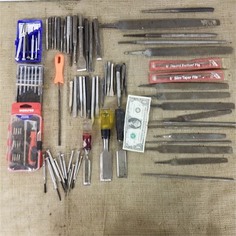 Assorted Files/Chisels/Punches/Specialty Drivers