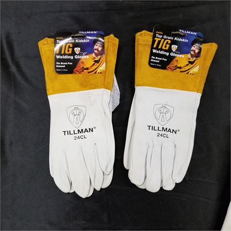 New Tig Welding Gloves..LG ..2 Pair