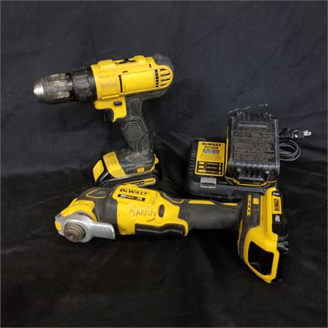 Dewalt Cordless Multi Tool & Drill w/Battery & Charger