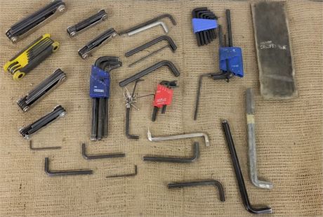 Assorted Hex Key Wrenches