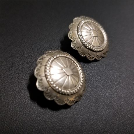 1" Concho Earrings