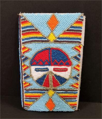 Native American Beaded Check Book Cover