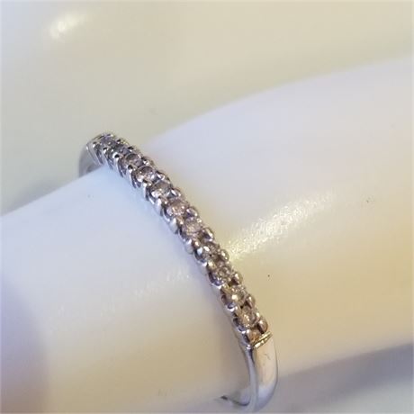 Riddles Jewelry 10kGold Diamond Anniversary Band...Sz 7...Gift Box Included