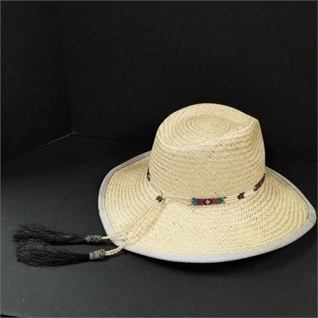 Beaded Horsehair Hatband...Hat not included