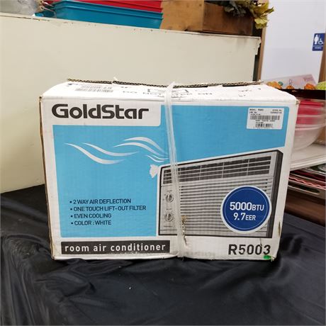 New in Box 5000 BTU Window Air Conditioner...16x14x12