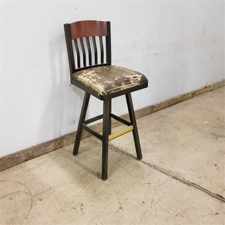 Stool with Backrest...30"Tall