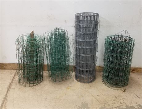 Assorted Woven Wire Rolls...2' & 3' Wide