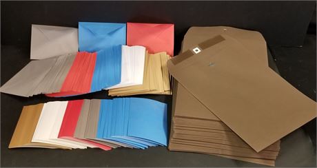 Assorted Colored Envelopes