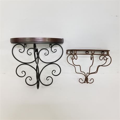 Decorative Wall Shelves...15" & 12" widths