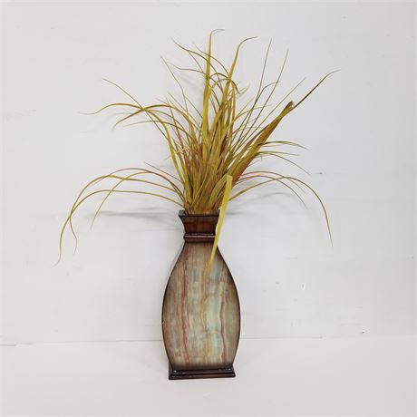 Accent Vase with Grasses...17" Tall