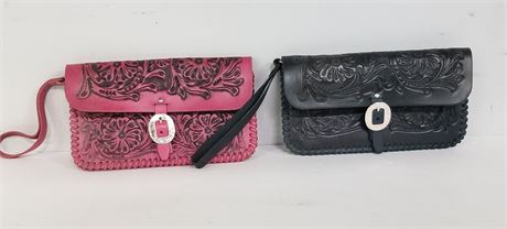 NEW...2 Western Style Leather Purses