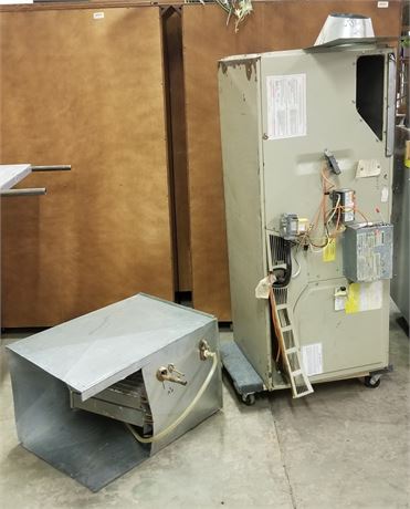 Gas Fired Forced Air Furnace with Air Conditioner...56x21x23