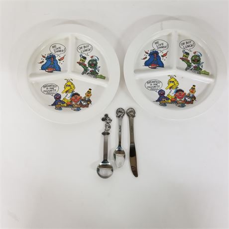 Sesame Street Plates & Cutlery