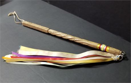 Native American Beaded Dance Stick