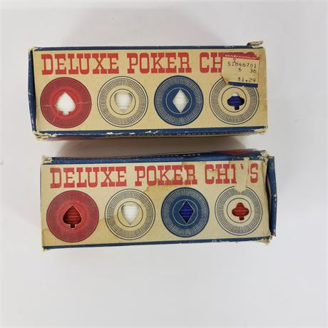 Vintage In Box Poker Chips
