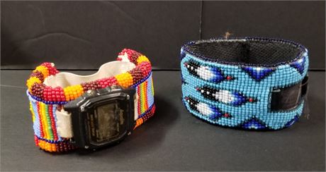 Native American Beaded Watch Bands
