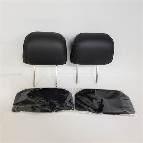 2 Ford OEM Head Rests with Cooling Covers