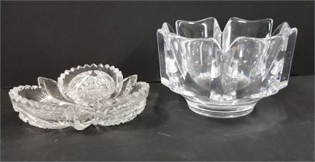 Collectible German Crystal Candy Dishs