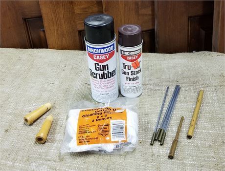 Assorted Firearms Cleaning Items
